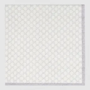 古驰/Gucci GG 图案羊毛婴儿毯 417865 3K200 9263