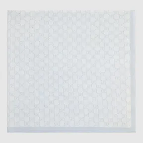 古驰/Gucci GG 图案羊毛婴儿毯 417865 3K200 9269