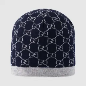 古驰/Gucci 儿童GG图案羊毛帽 418609-4K206-4163