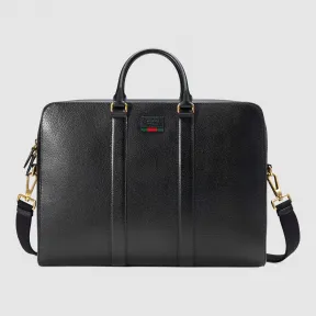 古驰/Gucci 织带装饰真皮公文包 429035 DJ23T 1060