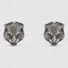 古驰/Gucci 纯银虎头袖扣 432858 J8400 0811