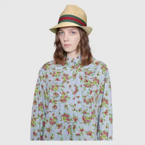 古驰/Gucci 草编软呢帽 434760_K0M00_9666