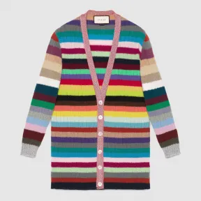 古驰/Gucci 大廓型条纹羊绒针织 435532 X5783 4880