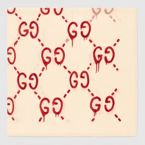 古驰/Gucci GucciGhost 真丝披肩 449009 3G856 9274