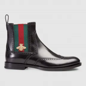 古驰/Gucci 织带真皮靴 450991 DKGD0 1060