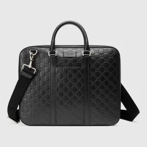 古驰/Gucci Gucci Signature皮革公文包 451169 CWCBN 1000