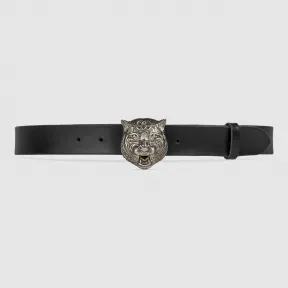 古驰/Gucci 虎头真皮腰带 451230 CVE0N 1000