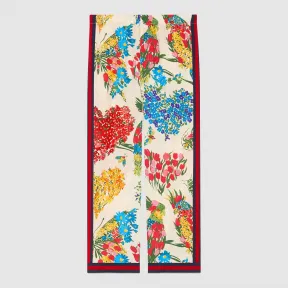 古驰/Gucci 花饰印花真丝睡裤 454012 ZIP43 9272