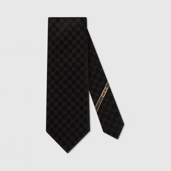 古驰/Gucci GG 图案领带 456520-4B002-1000