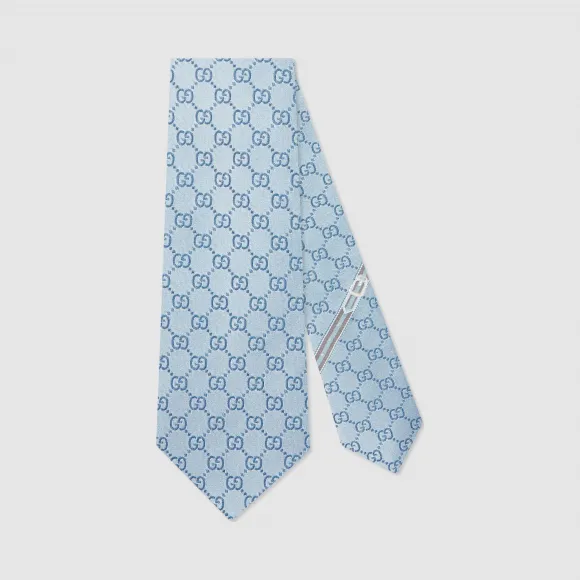 古驰/Gucci GG 图案领带 456520-4B002-4968