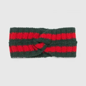 古驰/Gucci 条纹织带发带 457838-3G262-3174