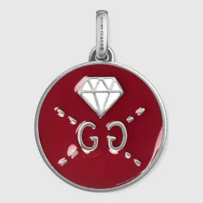 古驰/Gucci GucciGhost银色装饰 458048 J89L0 8519