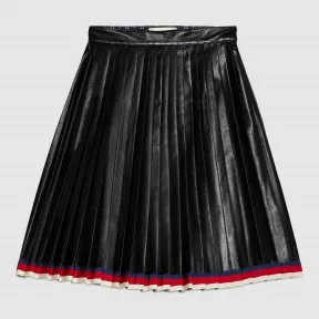 古驰/Gucci 真皮百褶裙 458153 XG323 1073