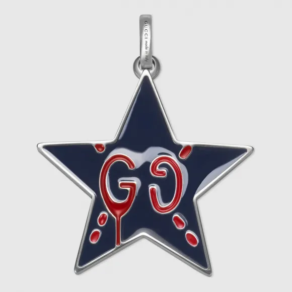 古驰/Gucci GucciGhost银色装饰 458488 J89L0 4065