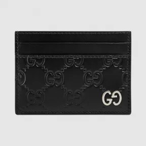 古驰/Gucci Gucci Signature皮革卡片夹 473927-CWC1N-1000
