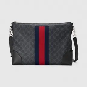 古驰/Gucci GG Supreme帆布邮差包 474139-K5ICN-1095