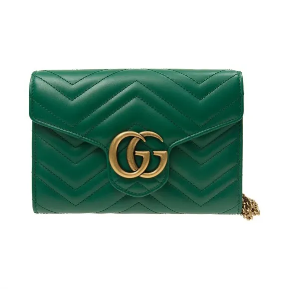 古驰/Gucci 绿色 牛皮  手提包 474575-DRW1T-3120