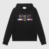古驰/Gucci Gucci标识棉卫衣 475374 XJAPA 1082