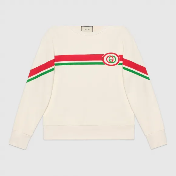 古驰/Gucci 互扣式 G 印花卫衣 475532 XJBCM 9230