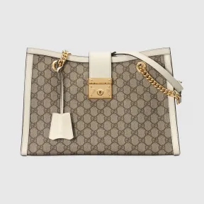 古驰/Gucci Padlock系列GG中号肩背包 479197-KHNKG-9761