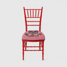 古驰/Gucci 猫图案刺绣椅子 482816-ZAW02-6367