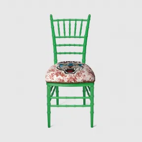 古驰/Gucci 饰刺绣老虎Chiavari椅子 482816-ZAW34-3083