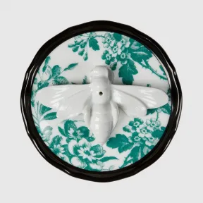 古驰/Gucci 饰腊叶印花和蜜蜂香盘 482833-ZAP13-3202