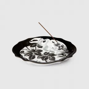 古驰/Gucci 饰腊叶印花和甲壳虫香盘 482836 ZAP14 1082