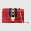 古驰/Gucci Sylvie系列皮革超迷你手袋 494646 CWLSG 6473