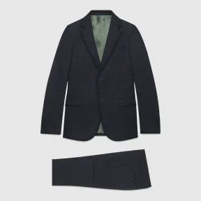 古驰/Gucci Monaco空心圆点斜纹西装 495348 Z412H 4754