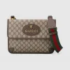 古驰/Gucci GG Supreme帆布邮差包 495654-9C2VT-8745