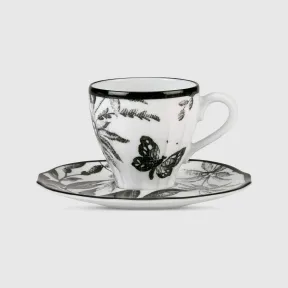 古驰/Gucci Herbarium咖啡杯连碟一套两件 498927-ZAIRR-1082 