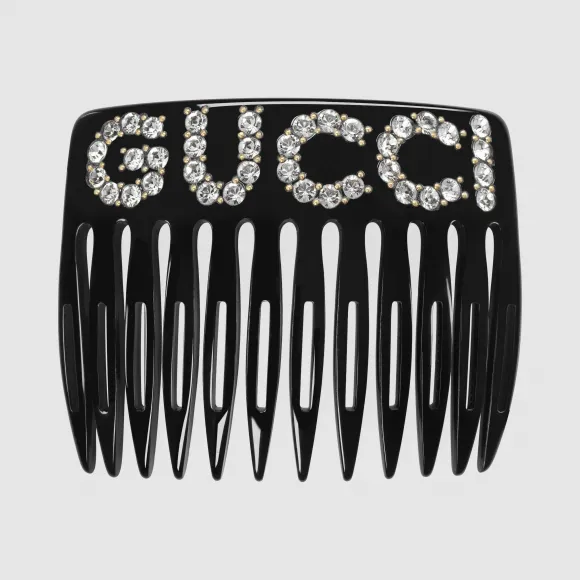 古驰/Gucci 水晶Gucci图案发梳 503957-I12GO-8520