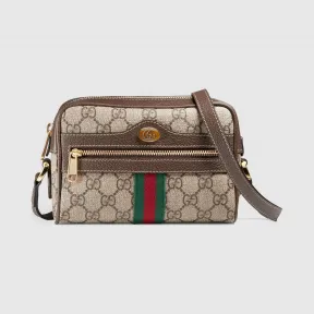 古驰/Gucci Ophidia系列GG Supreme帆布迷你手袋 517350-96IWS-8745