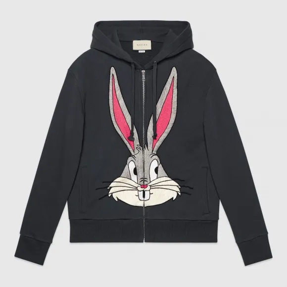 古驰/Gucci 饰兔八哥卫衣 519489 X9S71 1286