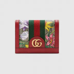 古驰/Gucci Ophidia系列GG花卉卡包 523155 92YBC 8722