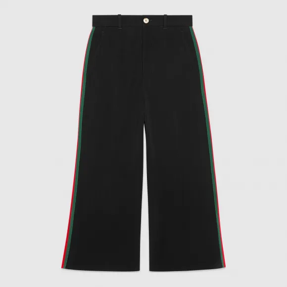 古驰/Gucci 织带人造丝裙裤 523250 ZKR01 1060