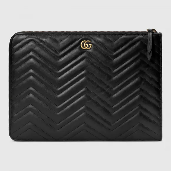 古驰/Gucci GG Marmont系列绗缝文件袋 523397 DTDHT 1000