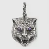古驰/Gucci 古驰花园猫科动物头像吊坠 523418 J2965 8164