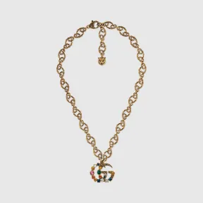 古驰/Gucci 水晶双G项链 526913-I7486-8512