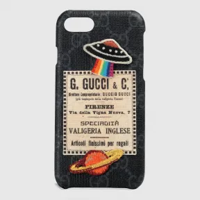 古驰/Gucci Gucci Courrier系列iPhone 8手机壳 527264 K9GRN 1084