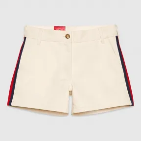 古驰/Gucci 条纹织带棉短裤 527632 XRB86 9278