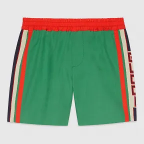 古驰/Gucci 儿童Gucci条纹百慕大短裤 540724 XWABC 3184
