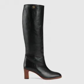 古驰/Gucci 中跟皮靴 549676 0PL00 1000