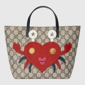 古驰/Gucci 儿童GG螃蟹印花购物袋 550758 9I6LN 8596