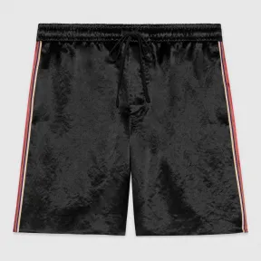 古驰/Gucci 双材质印花短裤 572500 ZABSC 1152