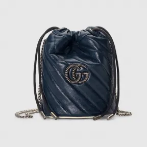 古驰/Gucci GG Marmont系列迷你水桶包 573817_0OLPN_4188