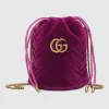古驰/Gucci GG Marmont 系列迷你水桶包 575163 9STDT 5688