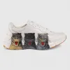古驰/Gucci Rhyton 系列男士老虎印花皮革运动鞋 576050 DRW00 9014
