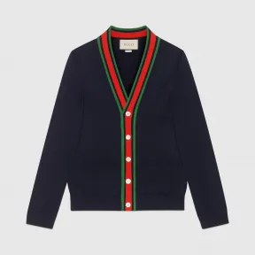 古驰/Gucci 羊毛针织开衫 576806-XKAUL-4548
